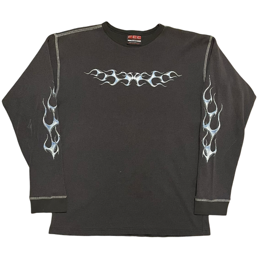 (XL) Chrome style thermal longsleeve