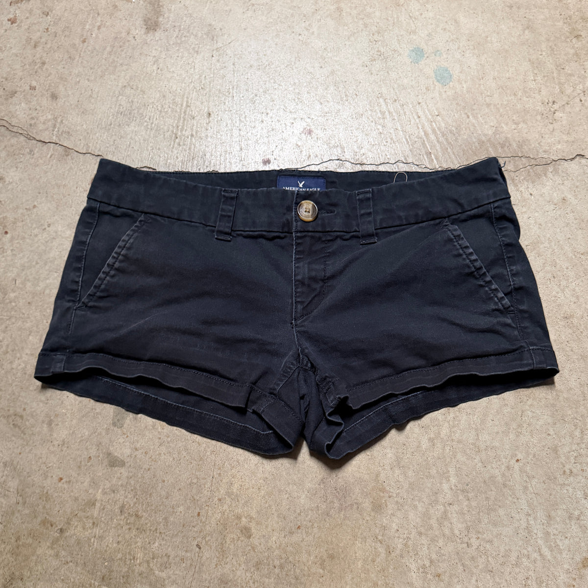 (4) ladies American eagle mini shorts
