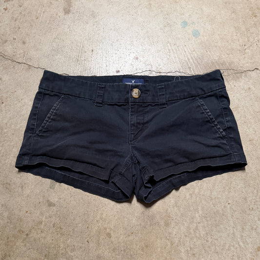 (4) ladies American eagle mini shorts