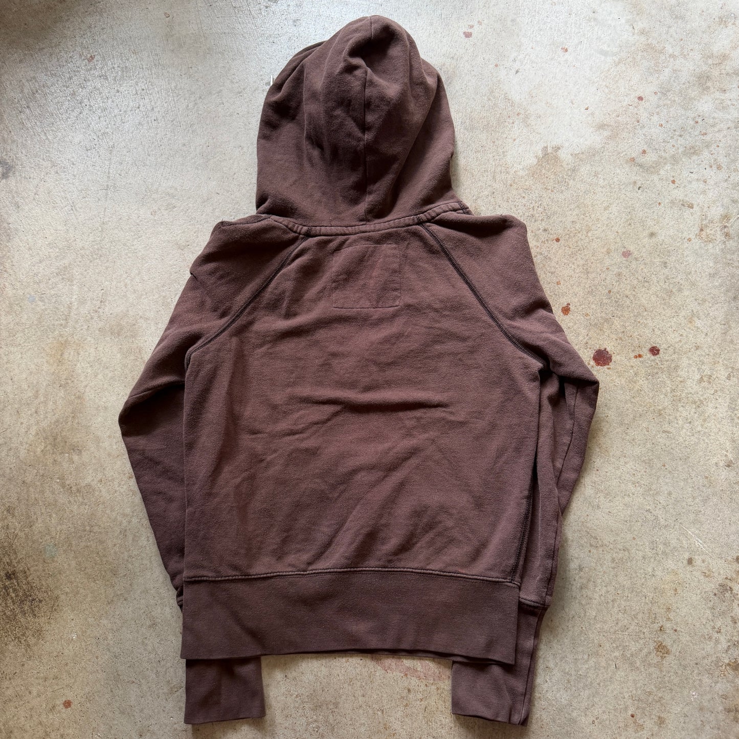 (S/P) ladies American eagle brown v neck hoodie