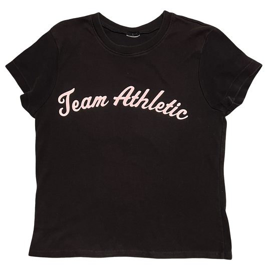 (S) team athletic baby tee