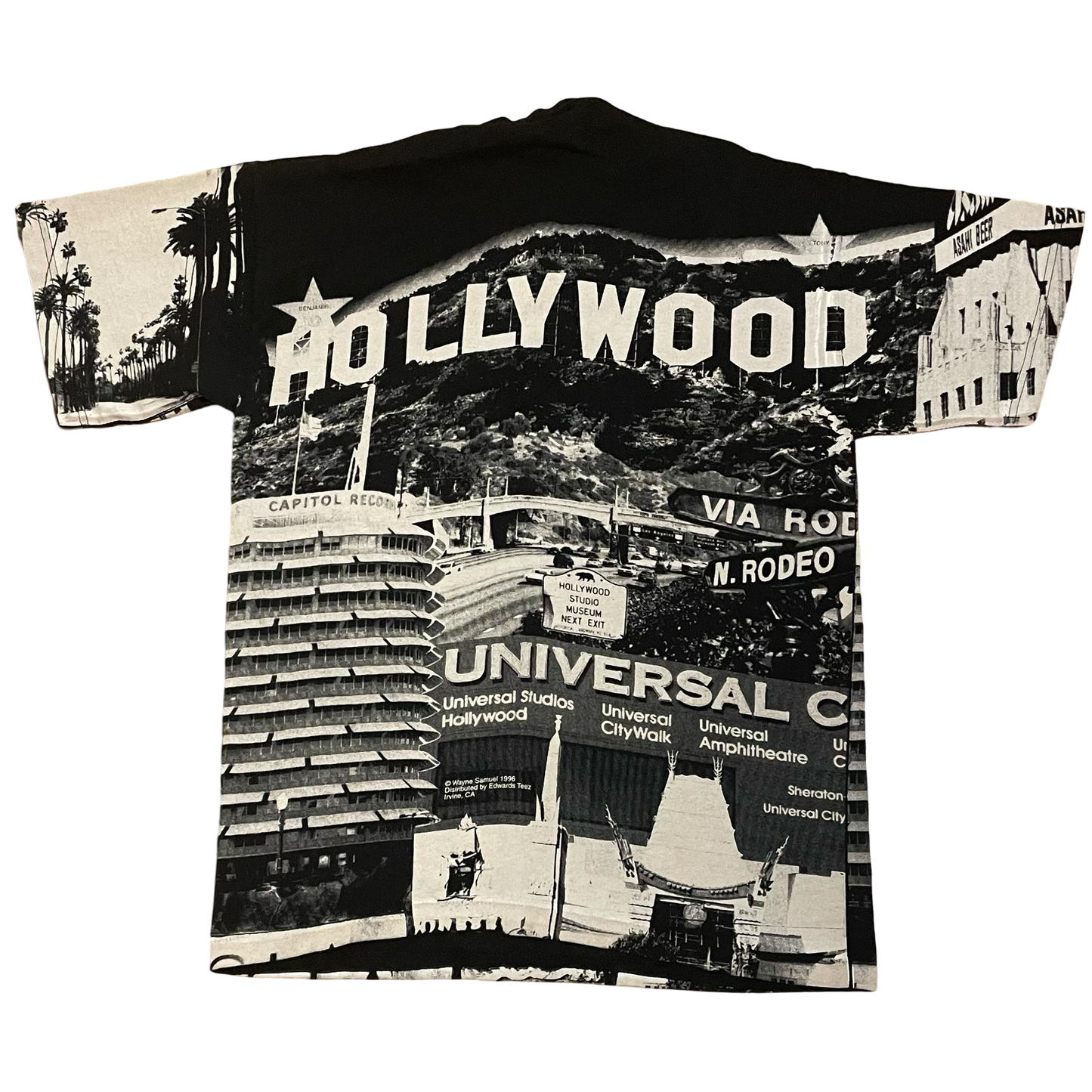 (M) Hollywood aop tee