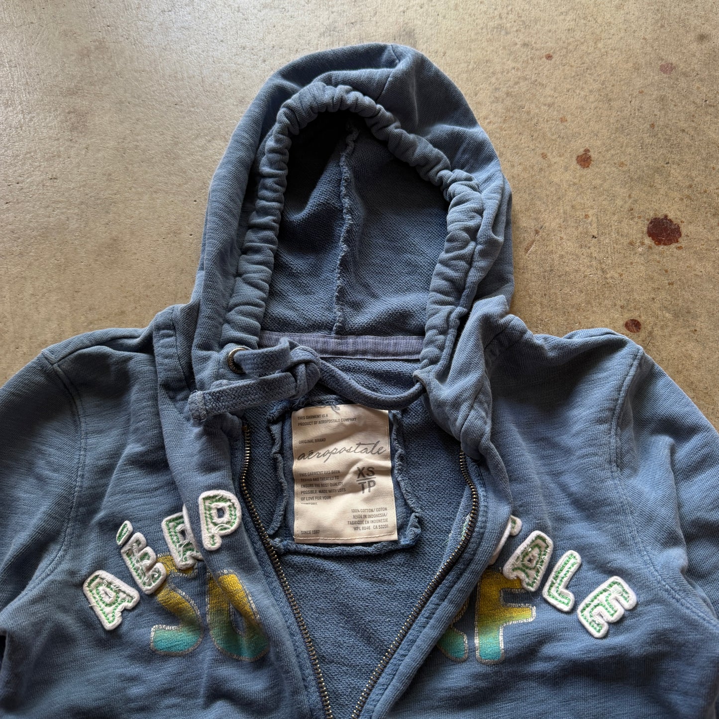 (XS) ladies Aeropostale surf zip up