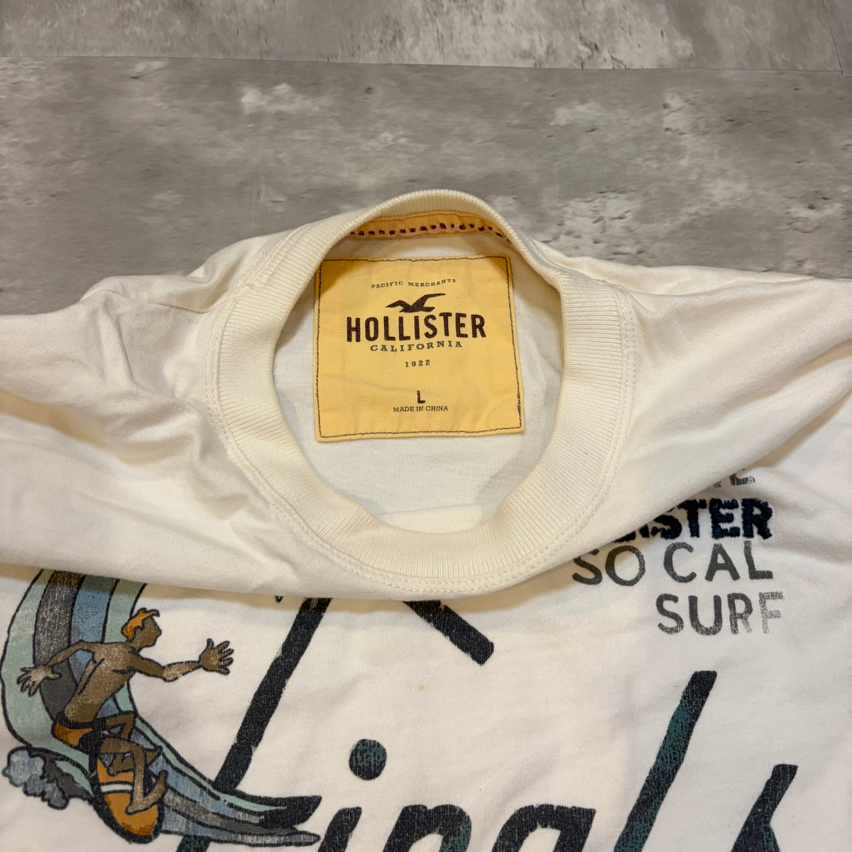 (L) Hollister Laguna Bch summer party tee