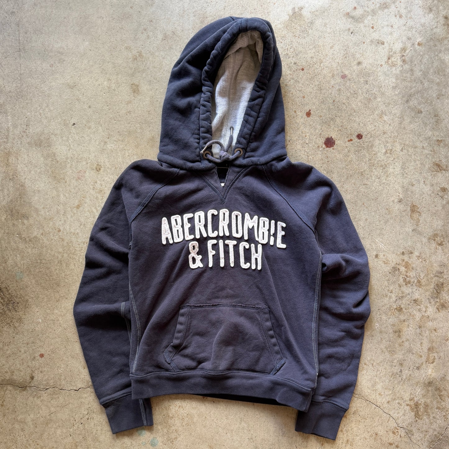 (M) ladies Abercrombie & fitch navy hoodie