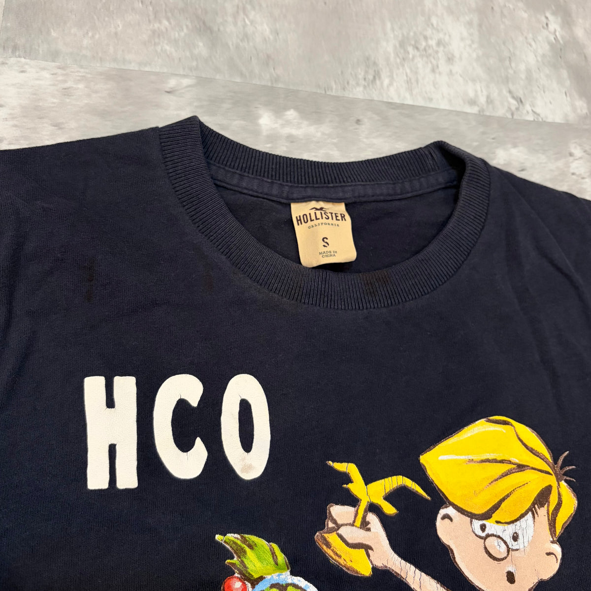 (S) Hollister Christmas palm tree tee