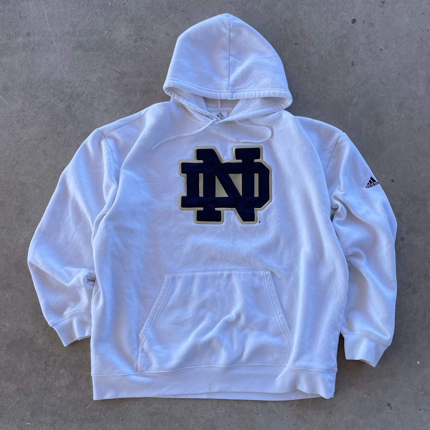 (XL) Notre Dame adidas hoodie