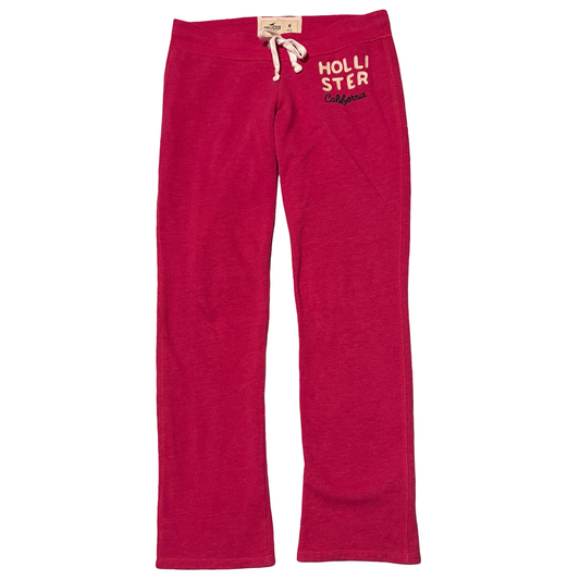 (M) hollister calirfornia hot pink sweatpants