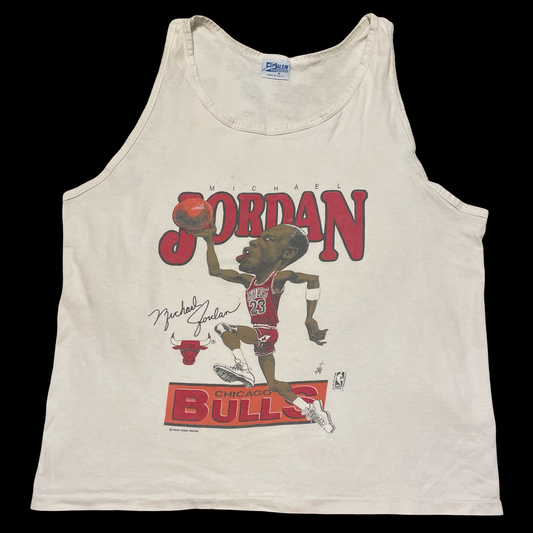 (M) Vintage chicago bulls jordan tank top