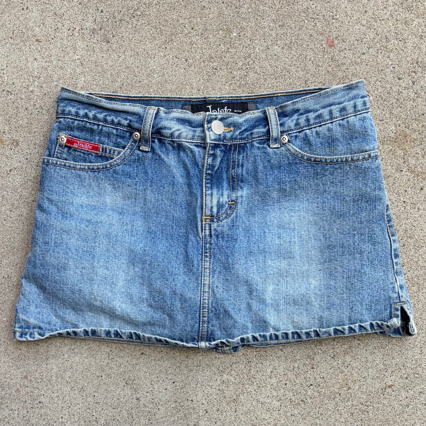 (5/6) jalate jeans wear denim mini skort