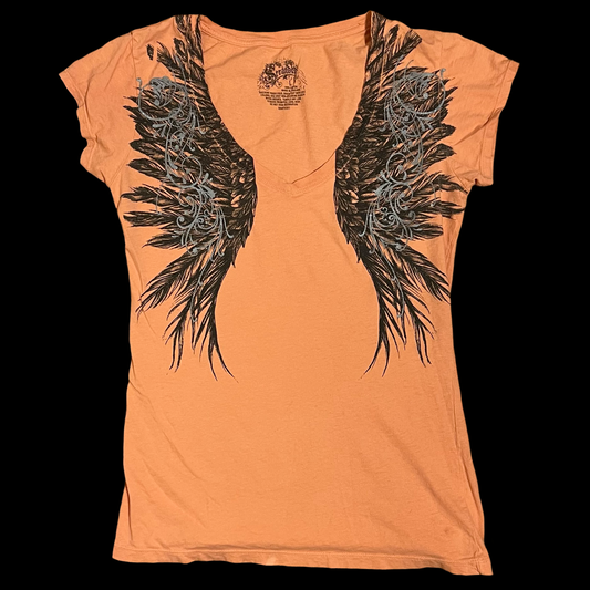 (L) stranded wings tee