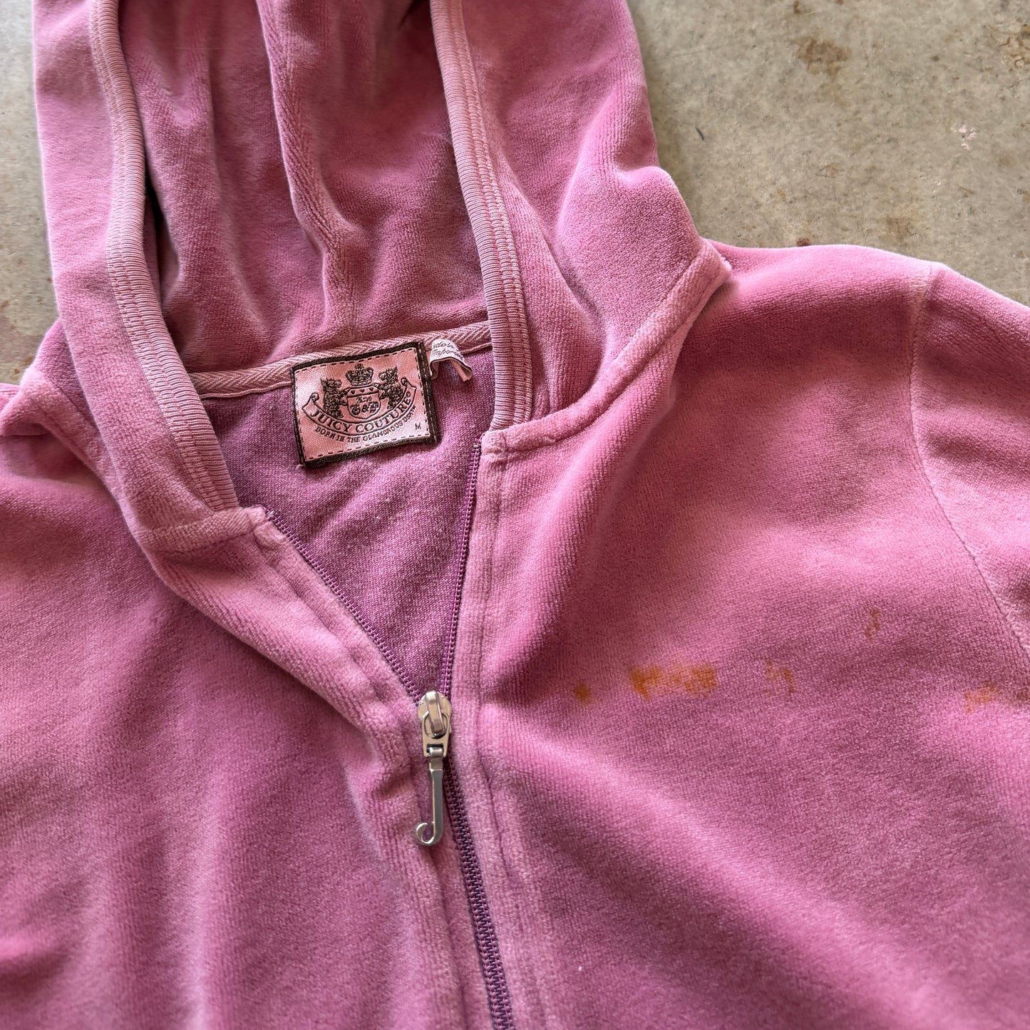 (M) juicy couture velvet mauve jacket