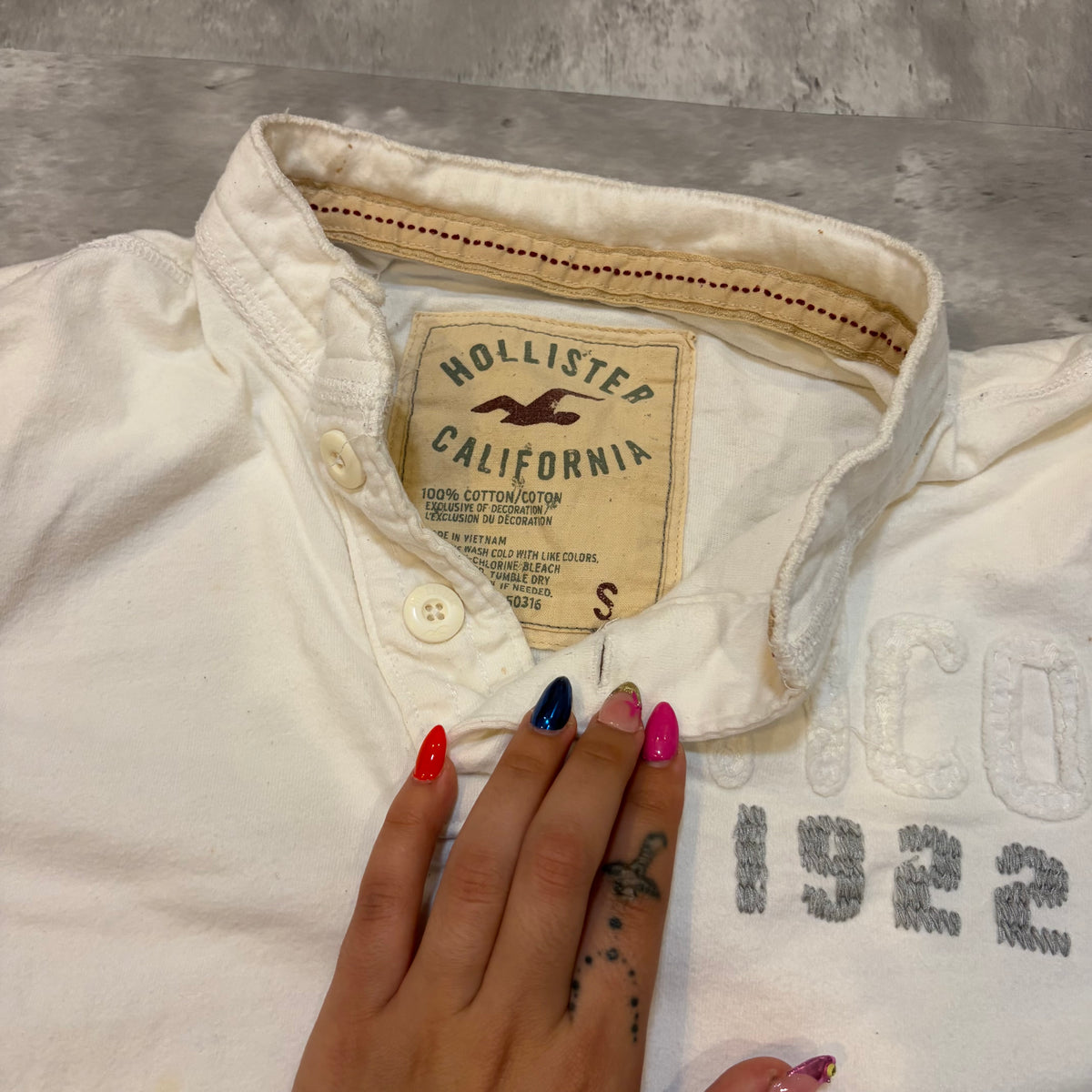 (S) Hollister hco 1922 polo tee