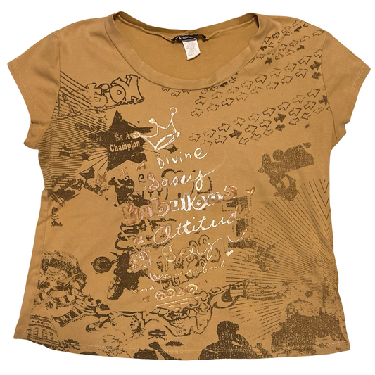 (2X) vintage angel made in heaven tee