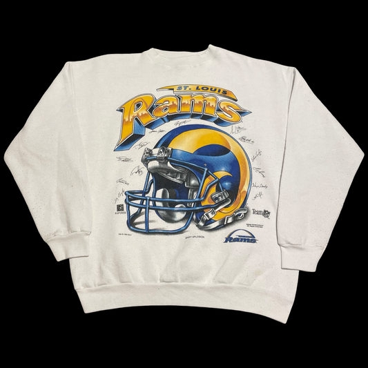 (L) 1995 St.louis rams crewneck