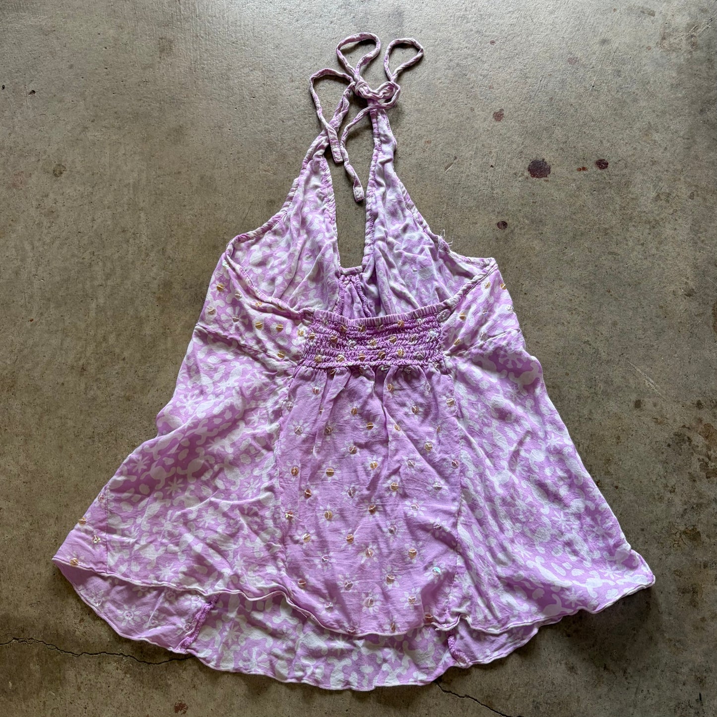 (M) cool change halter top
