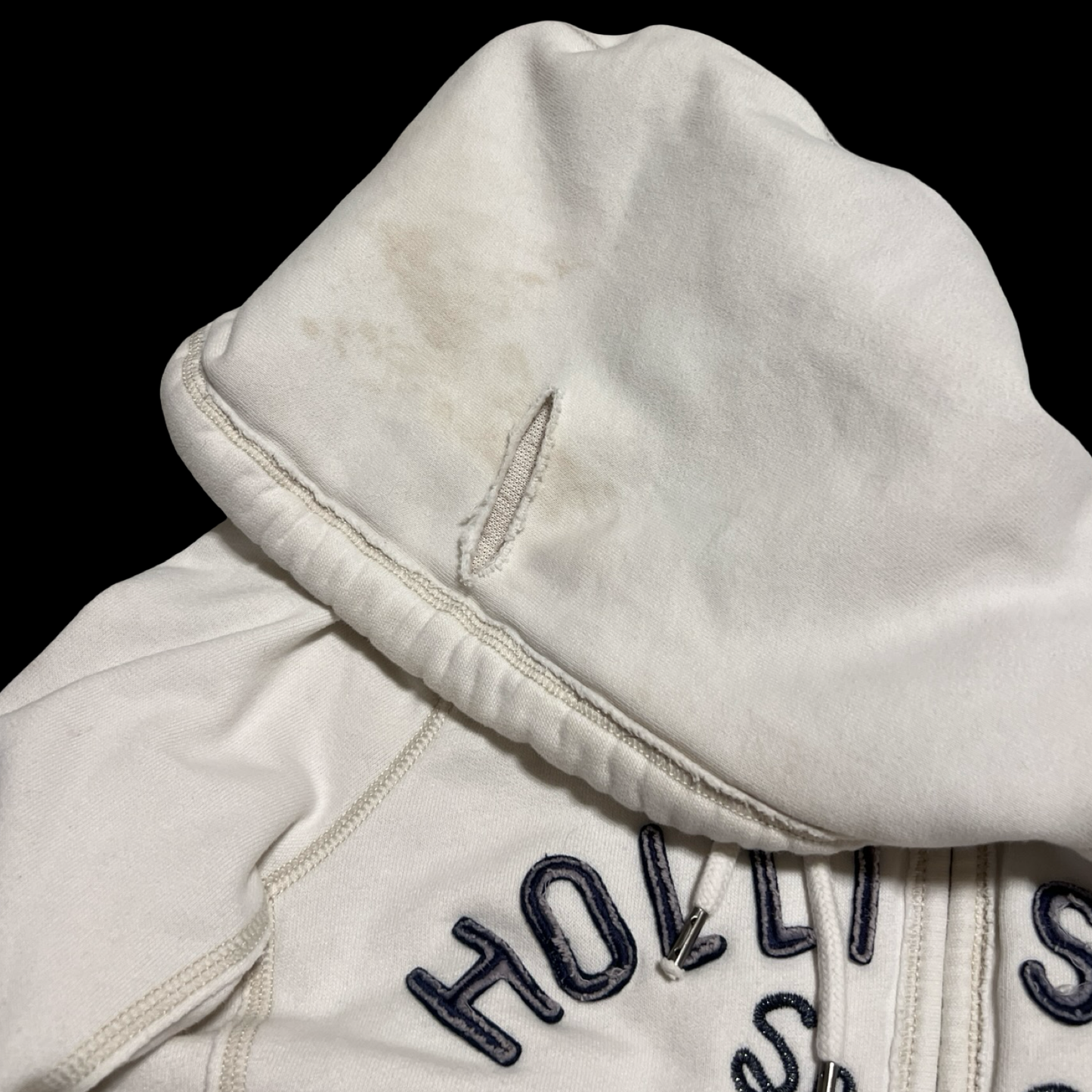 (S) hollister fur-lined jacket