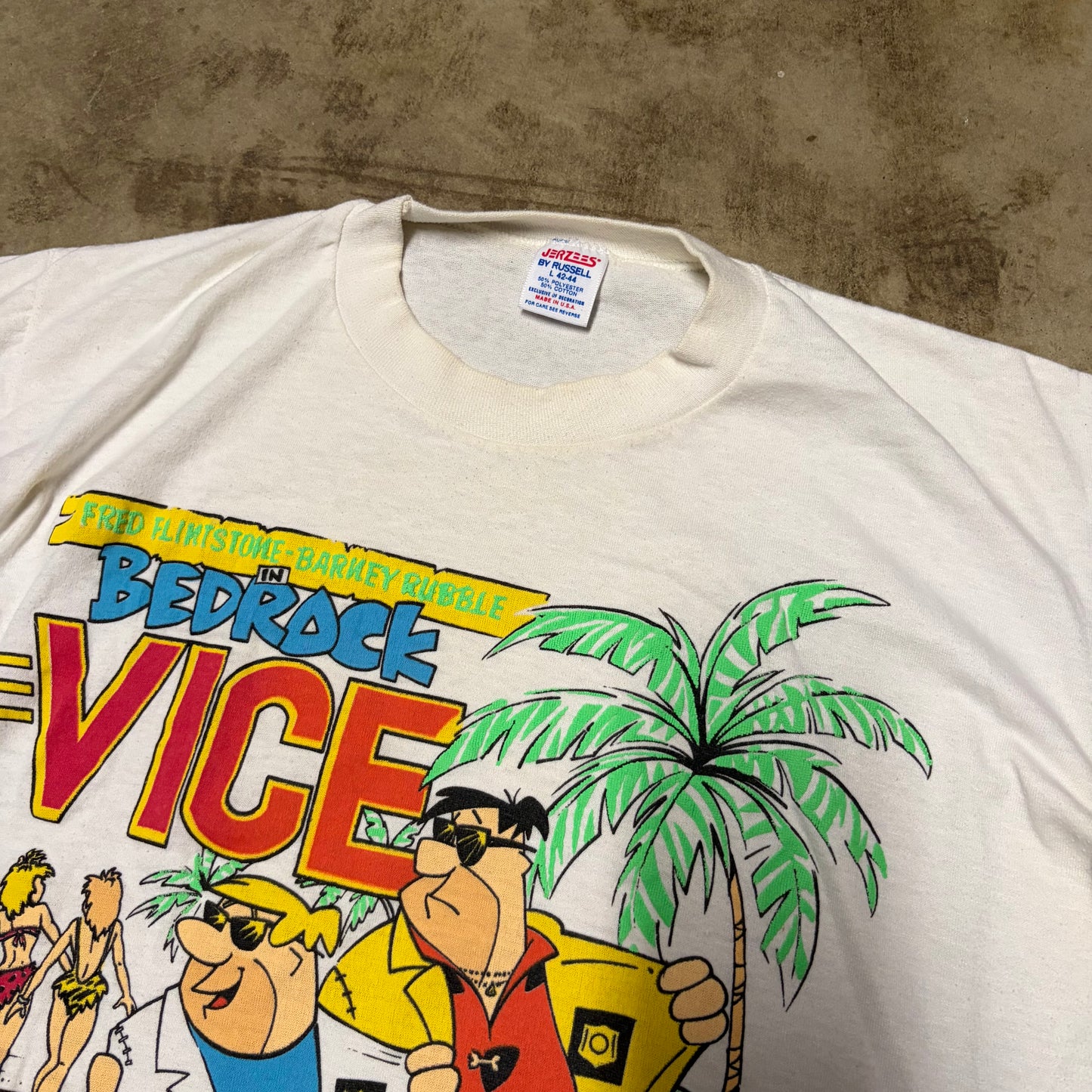 (L) Vintage Flintstones tee