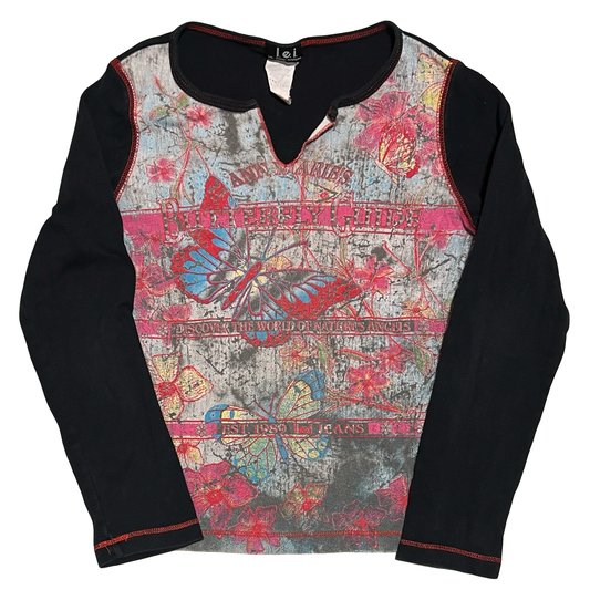 (XS) lei baby tee long sleeve