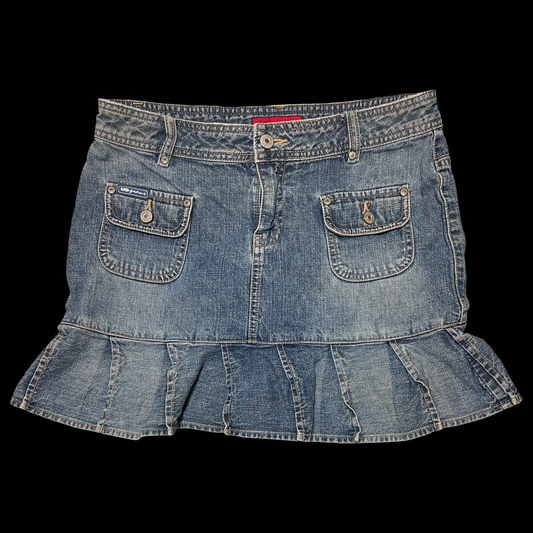 (7) unionbay denim mini skirt