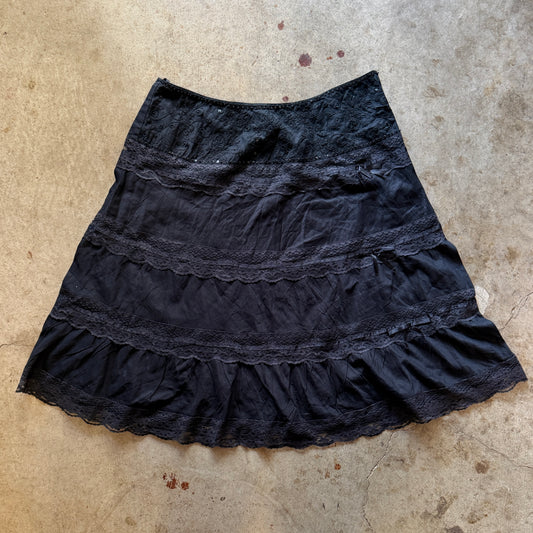 (M) hot topic midi skirt