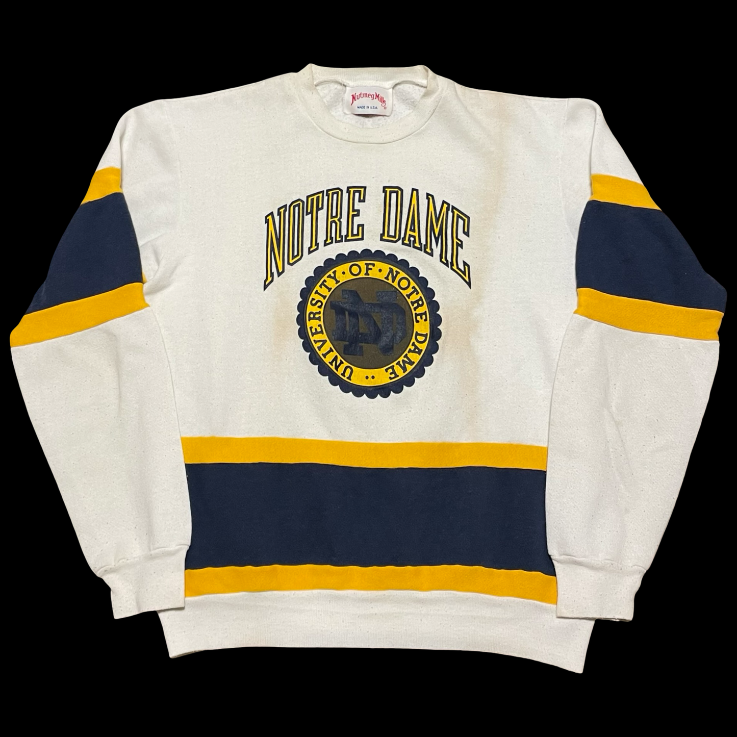 (M) Vintage Notre Dame crewneck