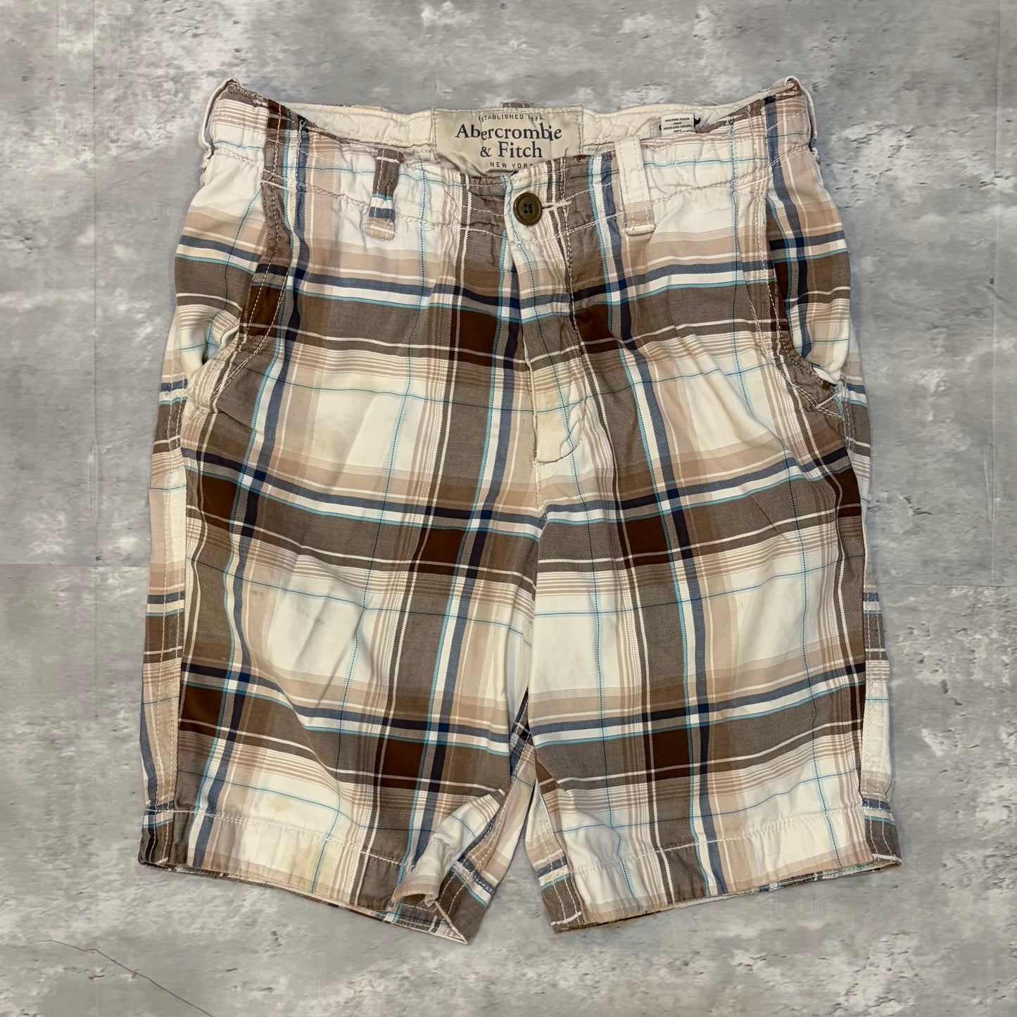 (30) Abercrombie & fitch plaid shorts
