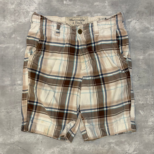 (30) Abercrombie & fitch plaid shorts