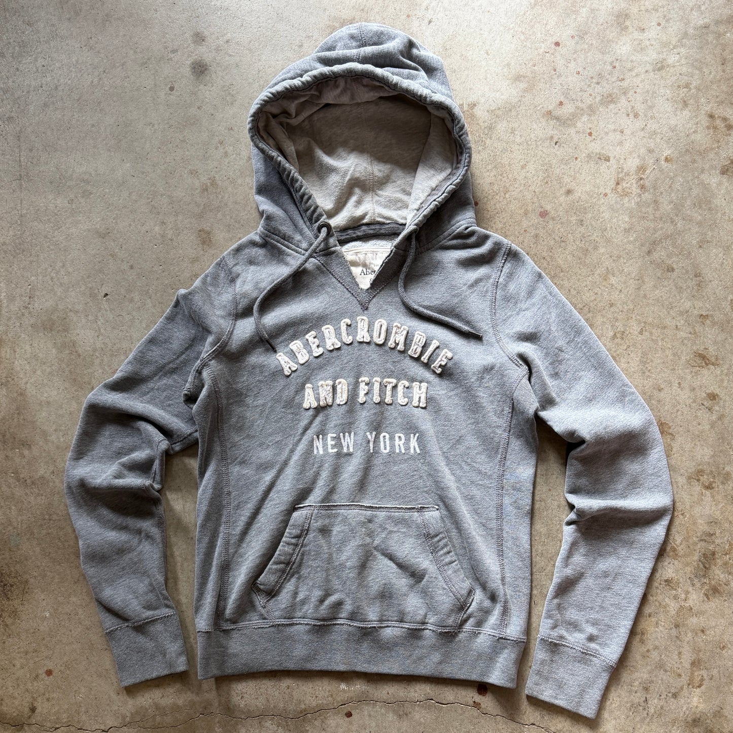 (L) ladies grey Abercrombie & fitch hoodie