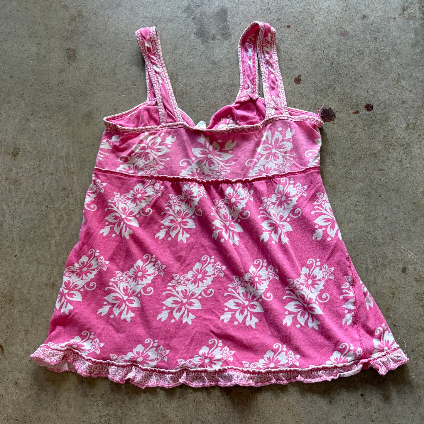 (M) Derek heart babydoll style floral top