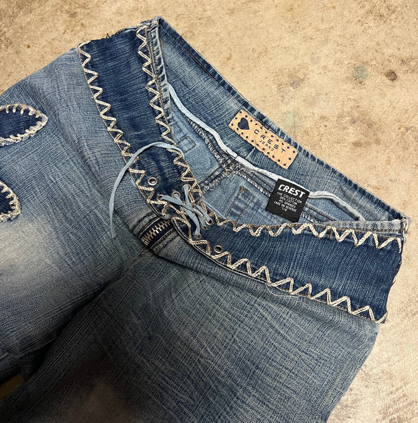 (7/8) crest jeans