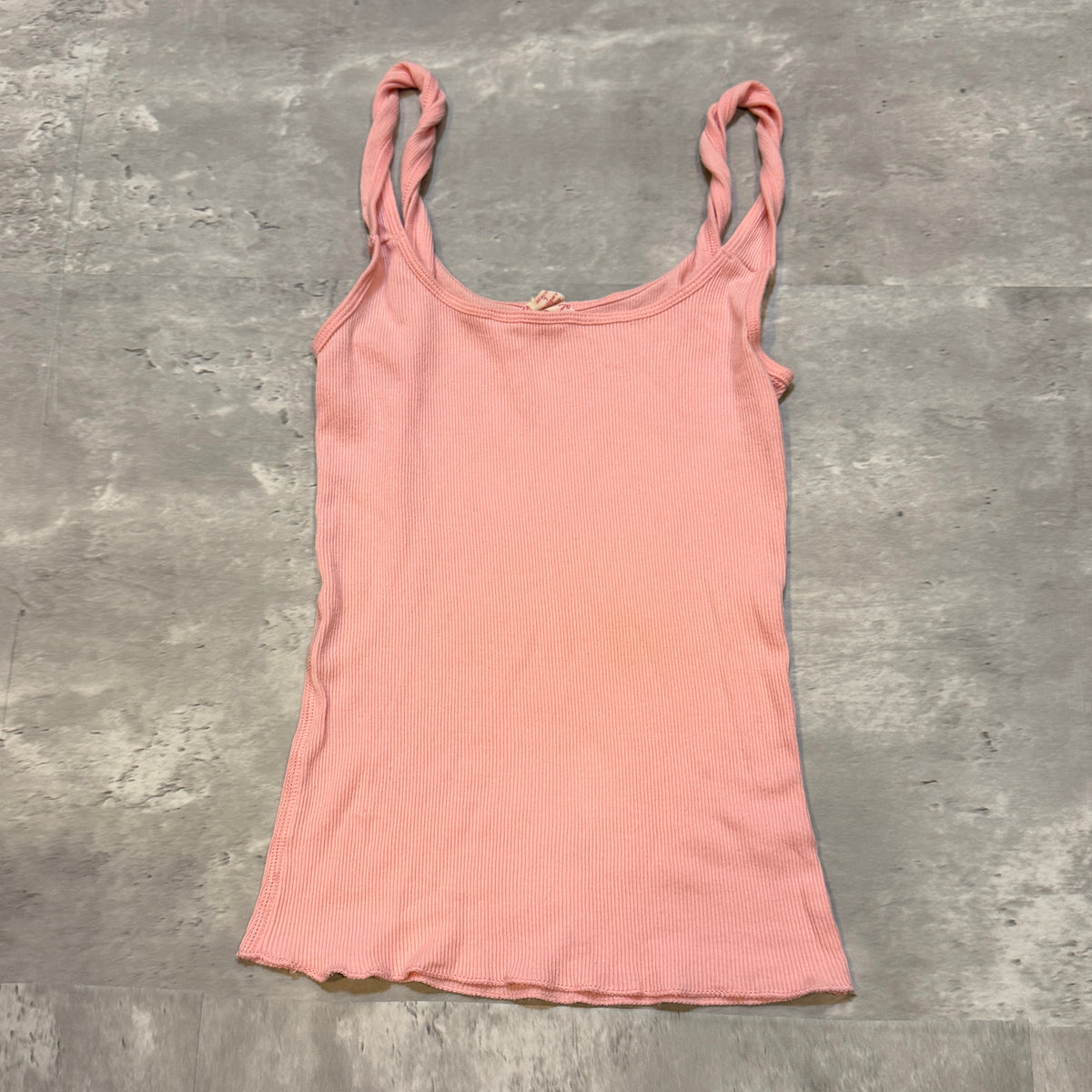 (girls L) Abercrombie cropped twist straps tank top