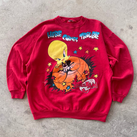 (XL) 1996 Space jam tweety crewneck