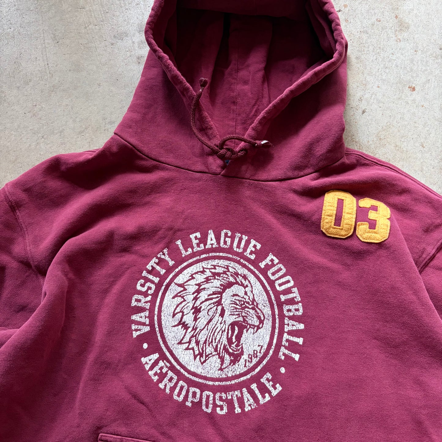 (XL) Aeropostale varsity football hoodie
