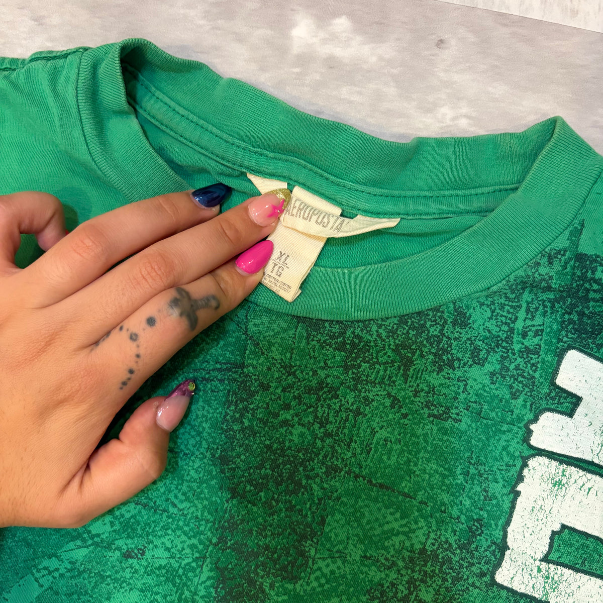 (XL) Aeropostale green tee
