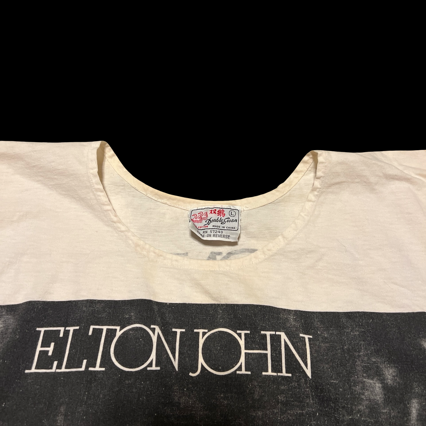 (L) elton john boot tee