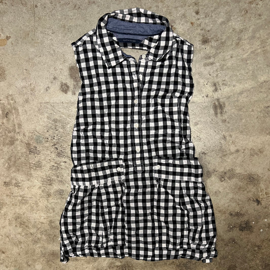 (S/M) Tommy Hilfiger open back halter button up