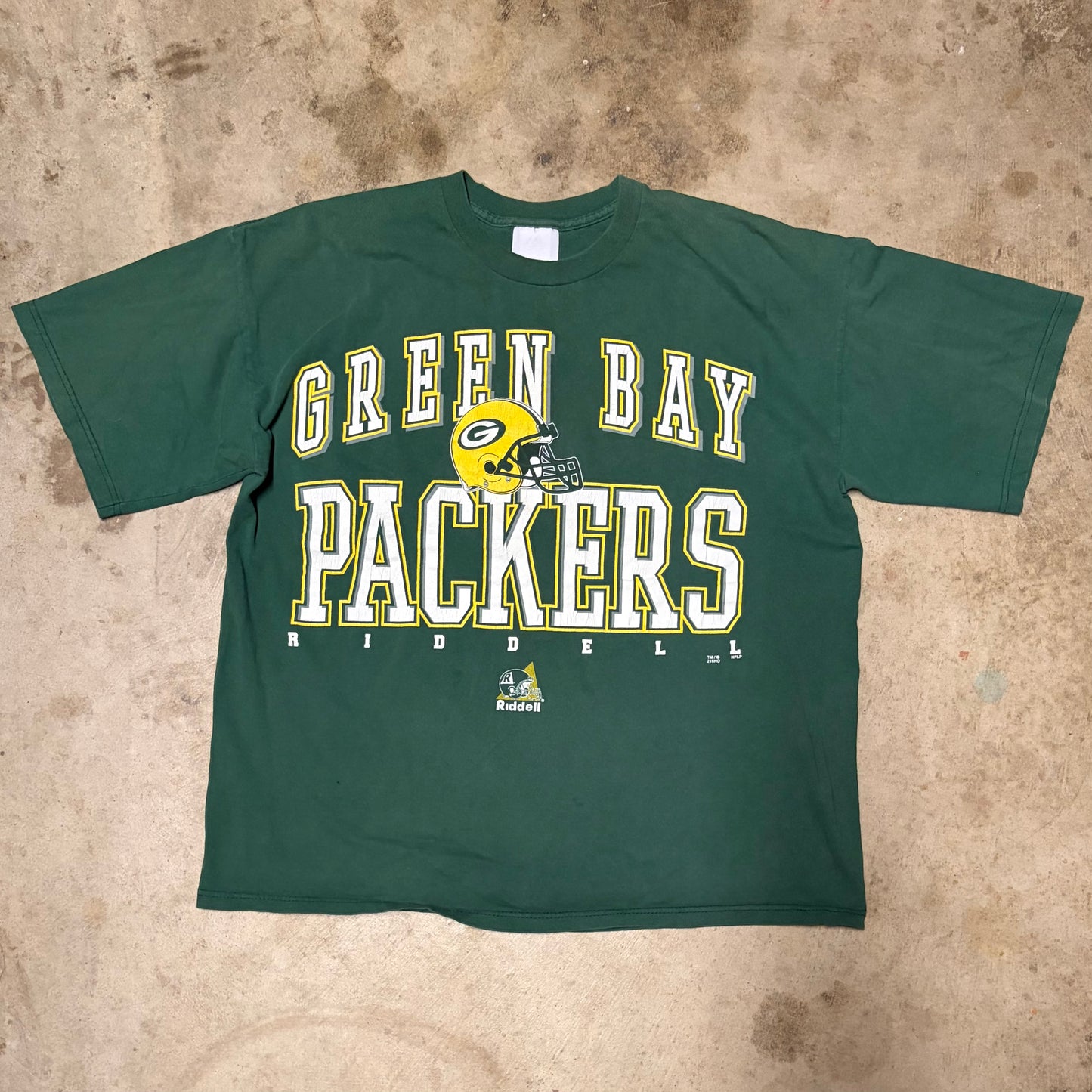 (L) Vintage Green Bay packers tee