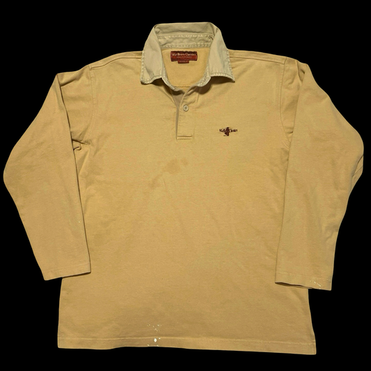 (M) malboro polo long-sleeve