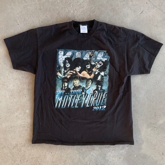 (XL) 2012 Kiss/Motley Crue tour tee