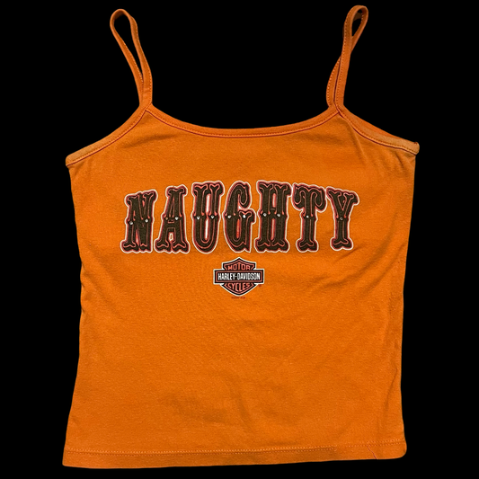 (XS) 2007 naughty but nice harley davidson tank top