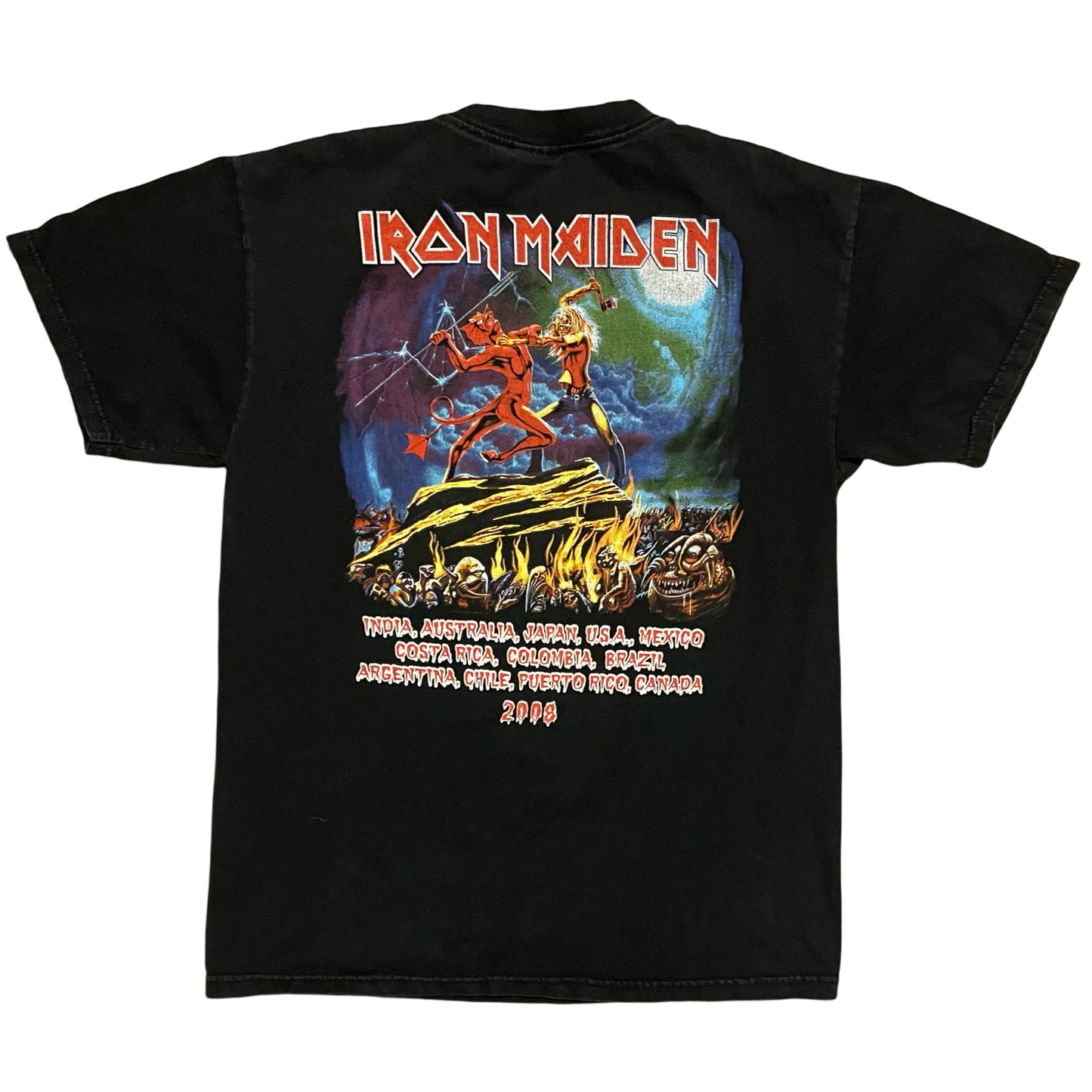 (M) 2008 Iron Maiden tee