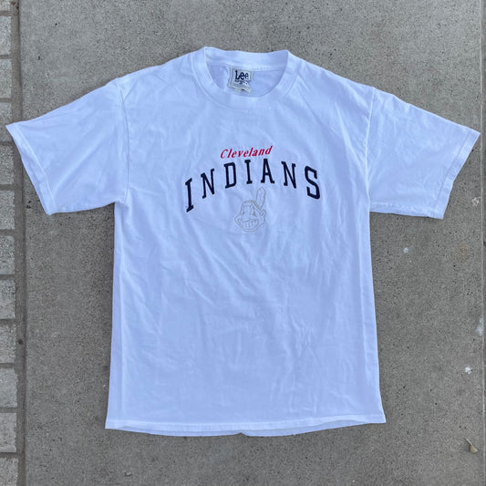 (L) Cleveland Indians baseball tee