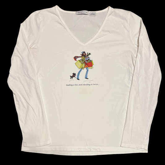 (L) liz claiborne making a list shirt