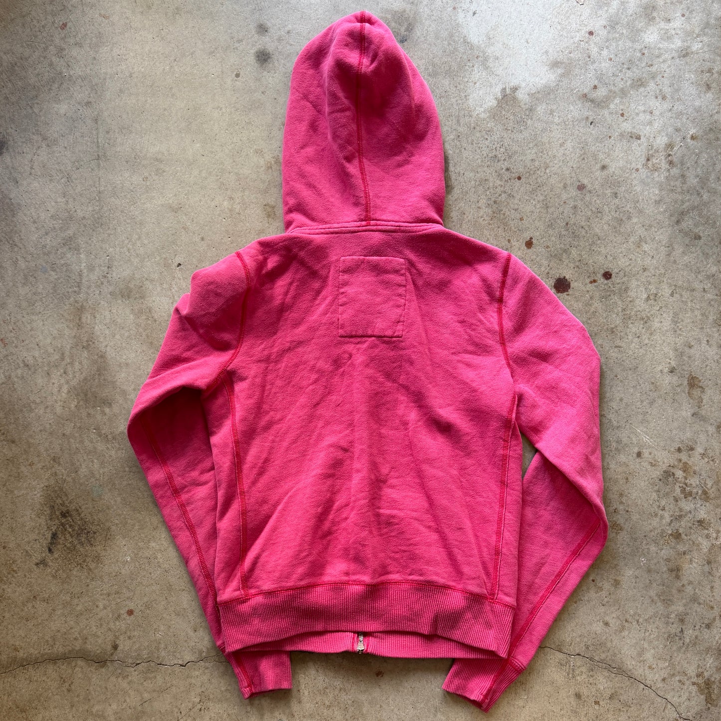 (L) ladies Hollister pink zip up