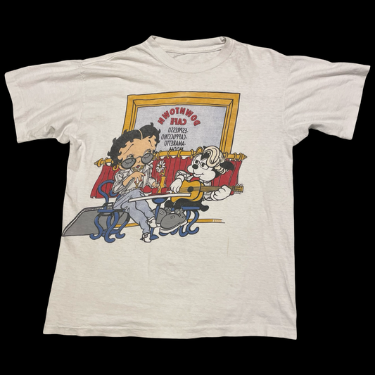 (L) Betty boop cafe tee