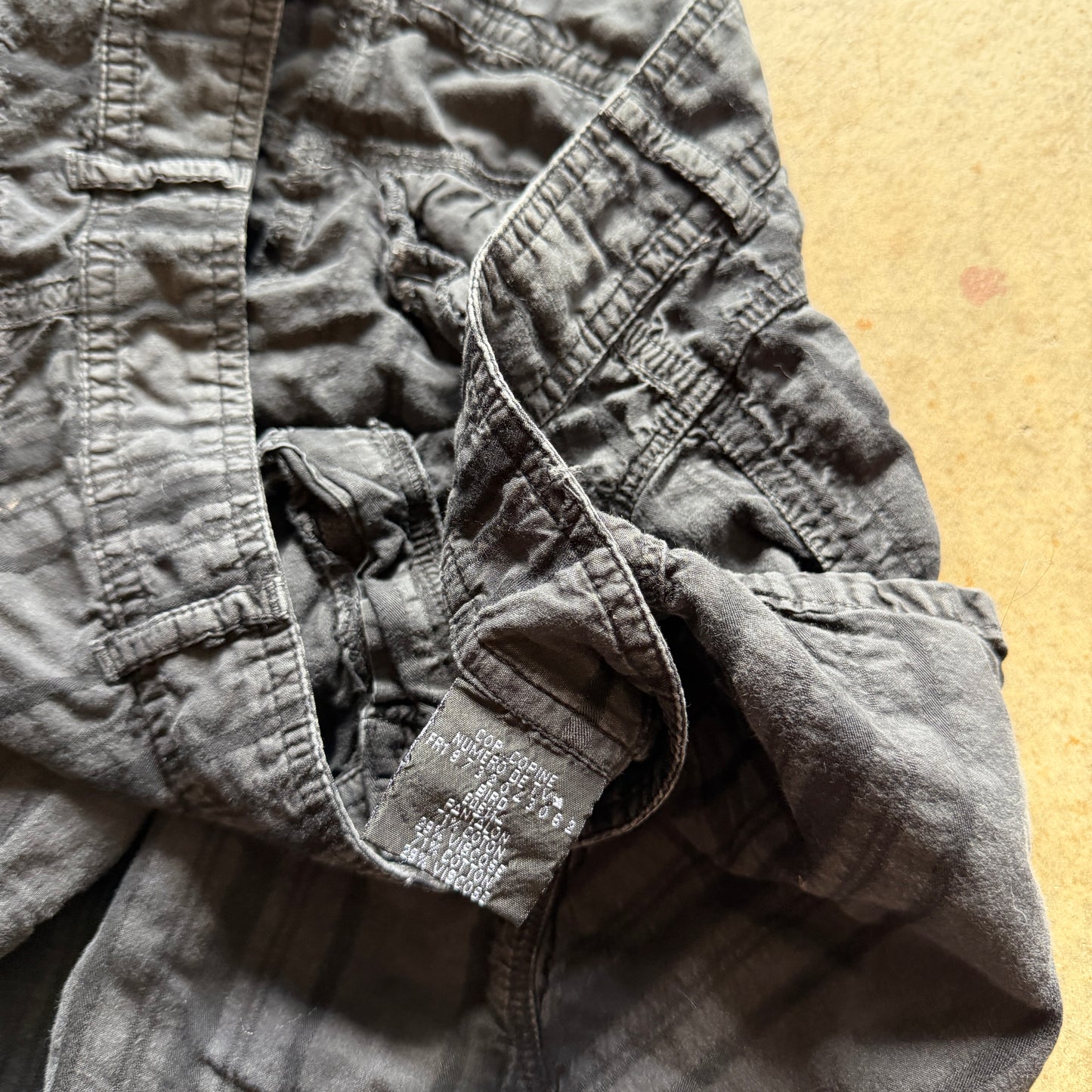 (38) cop copine striped capri pants