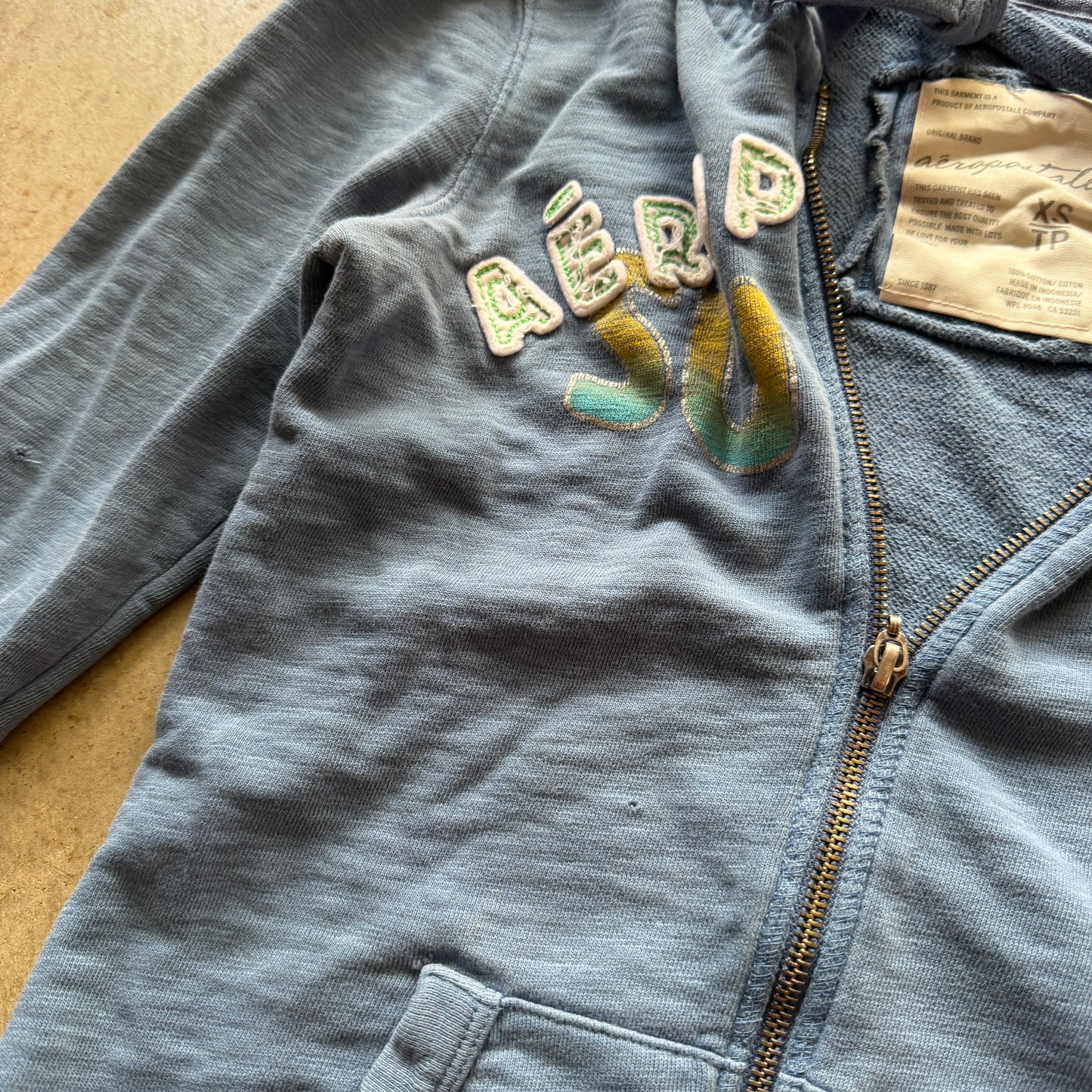 (XS) ladies Aeropostale surf zip up
