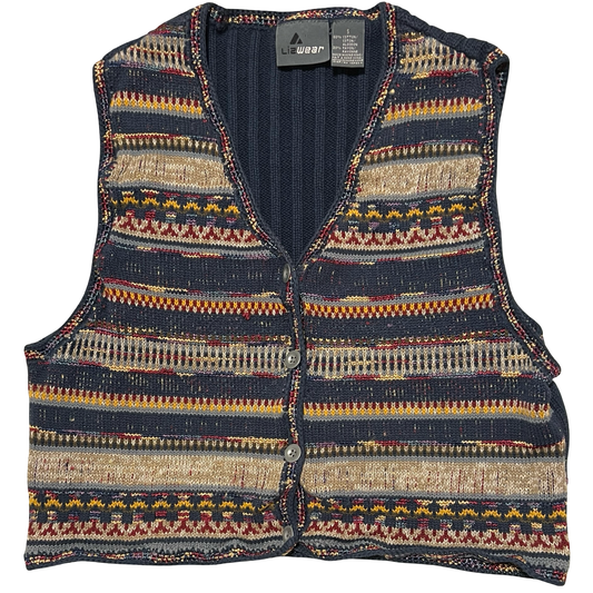(S) lizwear cropped vest
