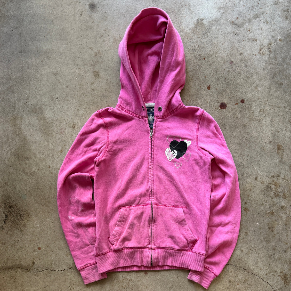 (XS) ladies Victoria’s Secret pink hearts jacket